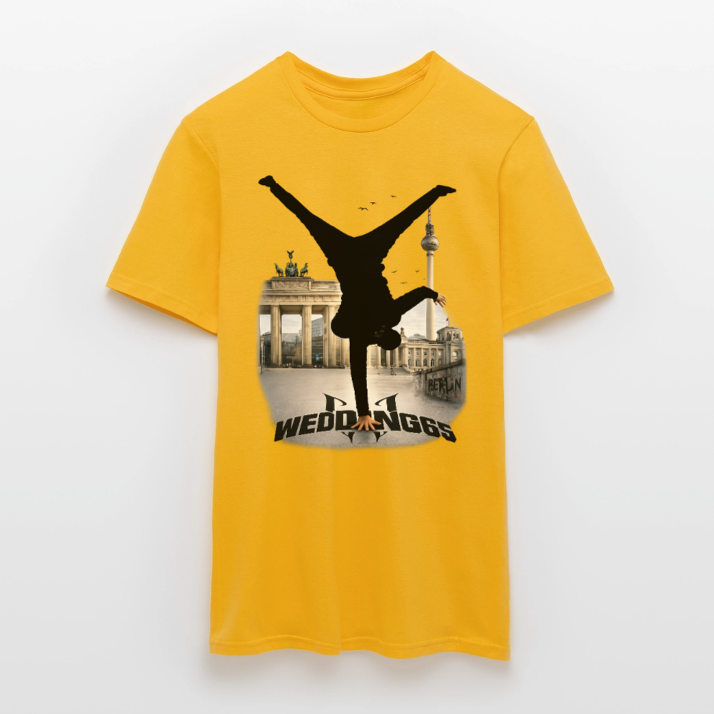 Berlin Sight Skyline Wedding 65 Männer T-Shirt - Gelb