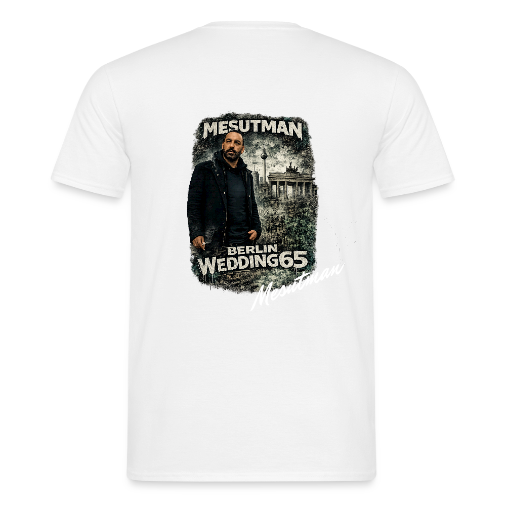 Mesutman65 Dritter Hinterhof Männer T-Shirt - Weiß