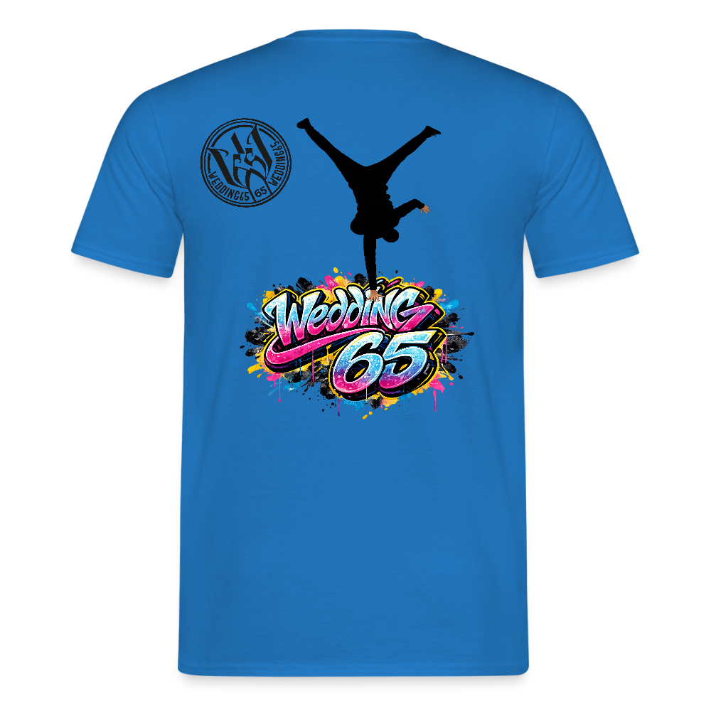 Männer Neon Wedding 65 T-Shirt - Royalblau