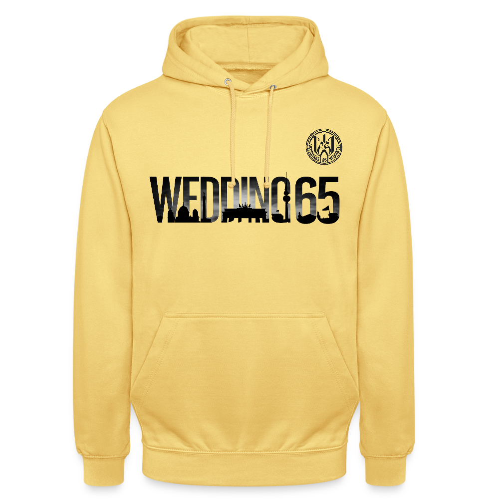 Wedding 65 Basic white Unisex Hoodie - Zitronengelb