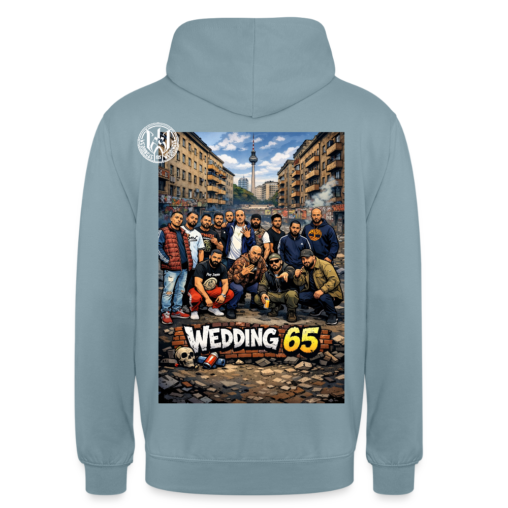 Group Wedding65 Ghetto Unisex Hoodie - Nebelblau