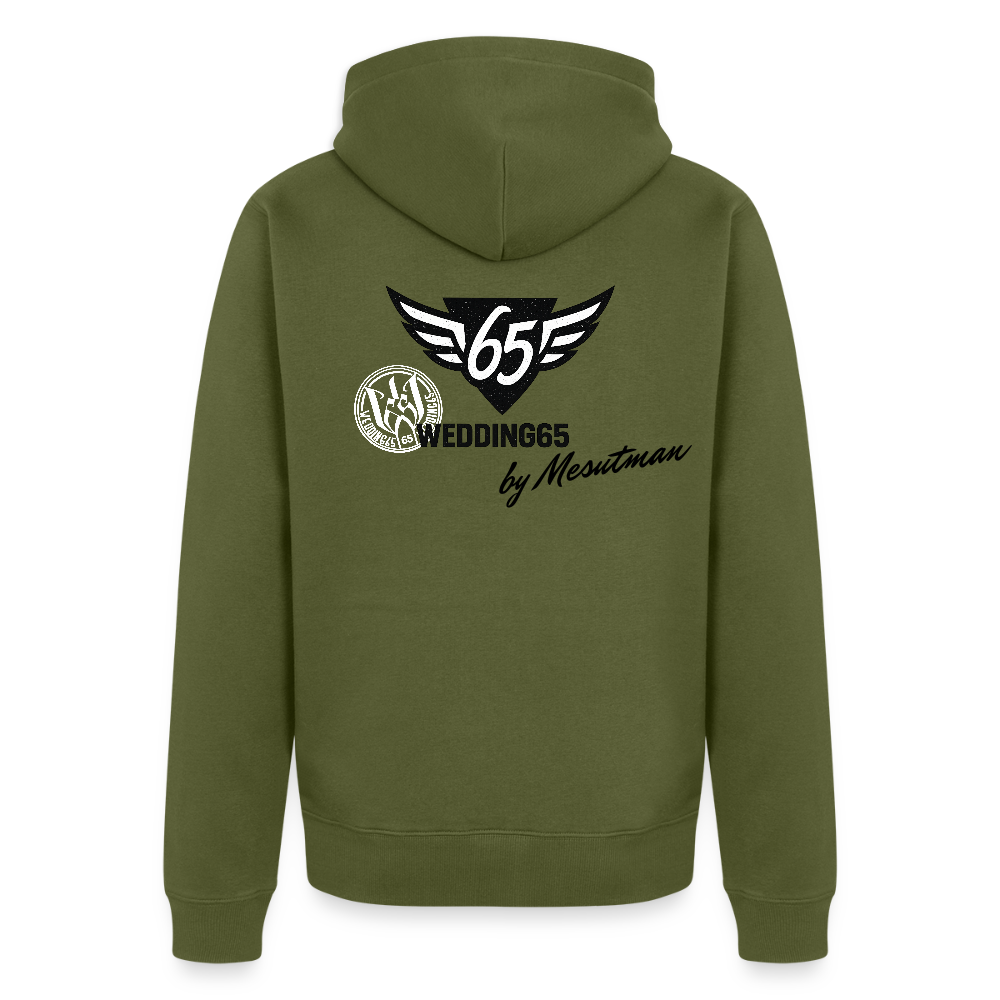 Cla$$ic Wedding 65 Berlin Männer Premium Kapuzenjacke - Khaki