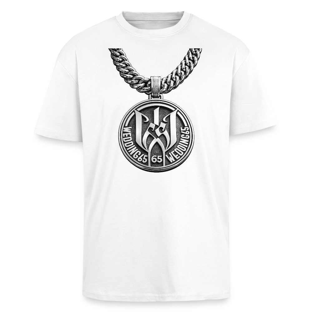 Wedding65 Kette Heavy Oversize T-Shirt - Weiß