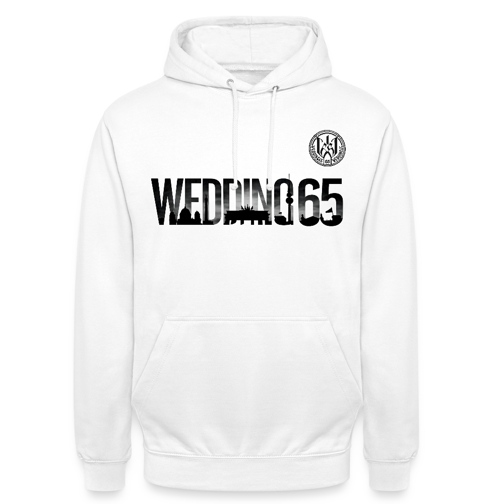 Wedding 65 Basic white Unisex Hoodie - Weiß