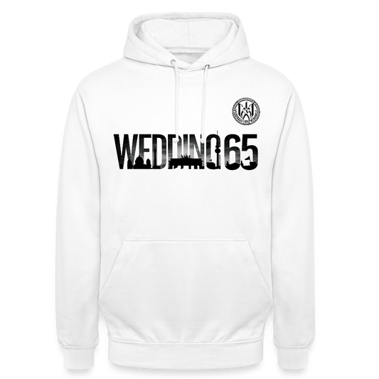 Wedding 65 Basic white Unisex Hoodie - Weiß