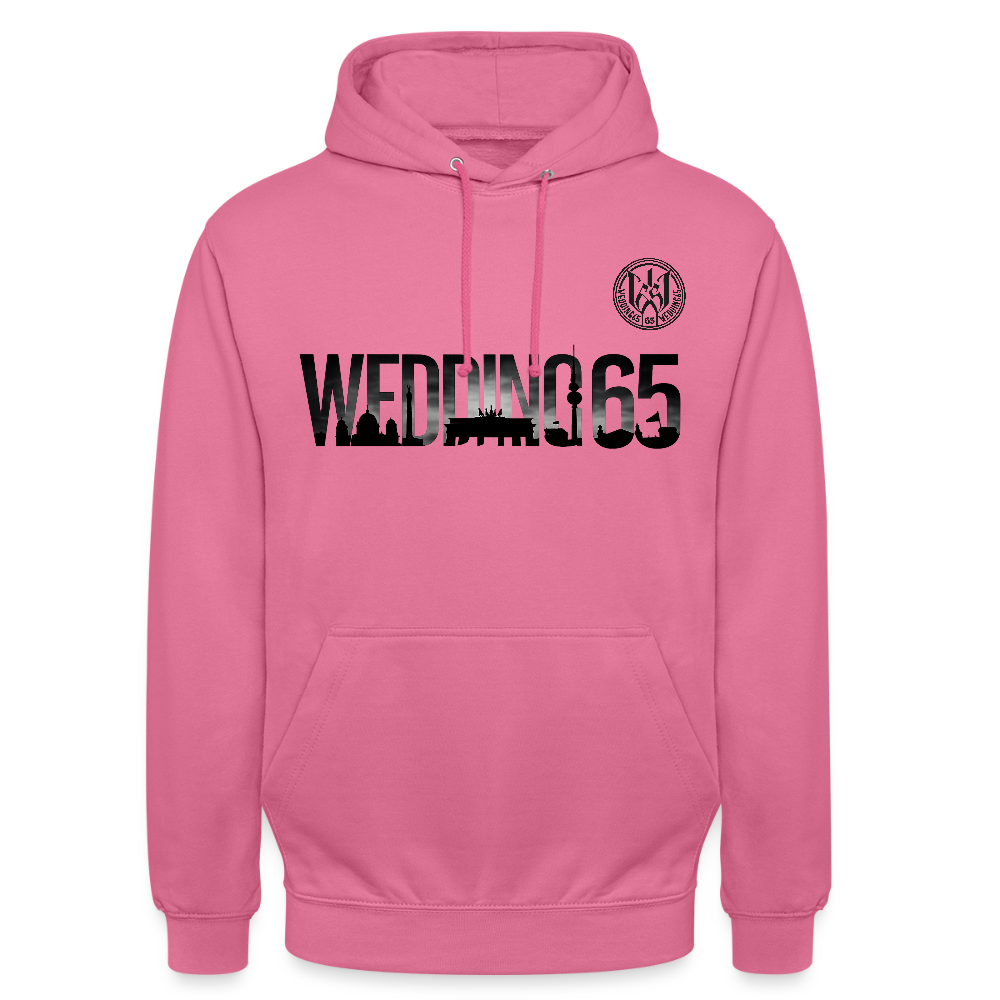 Wedding 65 Basic white Unisex Hoodie - Pink