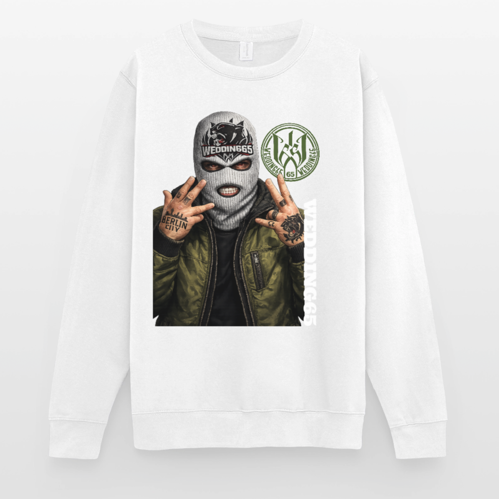 BC Green Wedding65 Unisex Pullover - Weiß