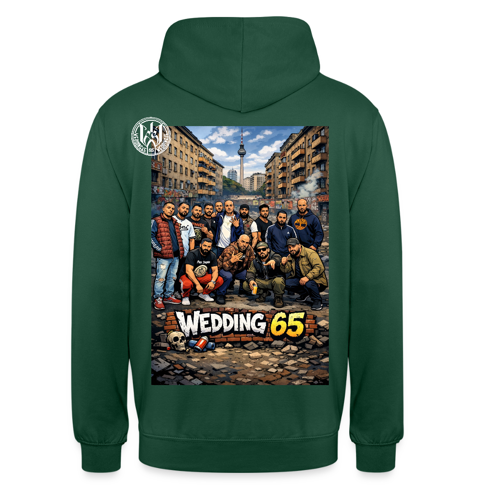 Group Wedding65 Ghetto Unisex Hoodie - Flaschengrün