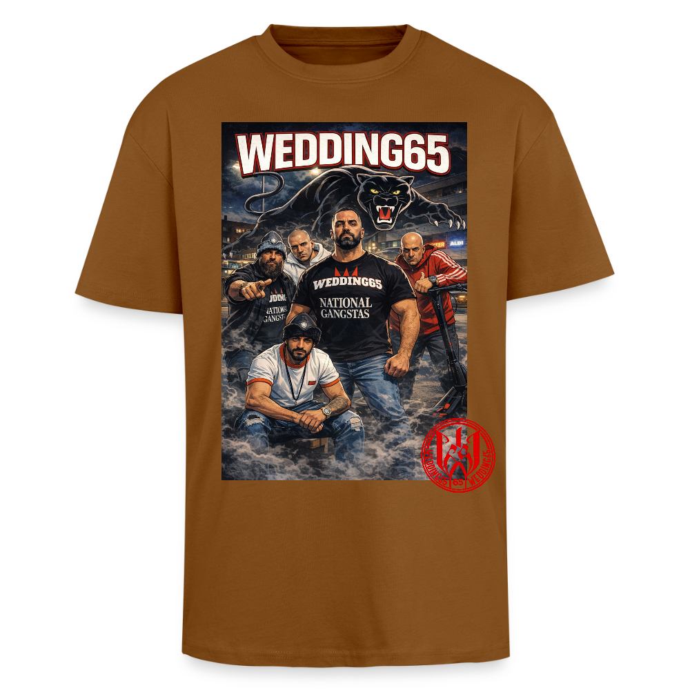 Crew Wedding65 GB Heavy Oversize T-Shirt - Toffee