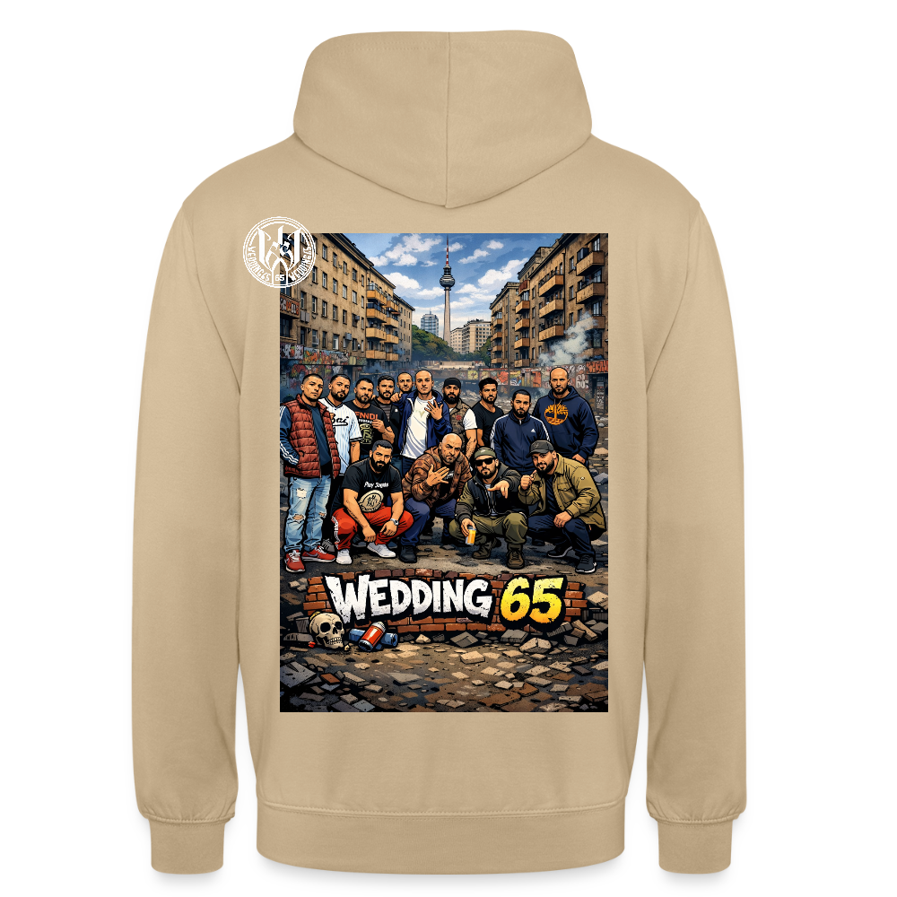 Group Wedding65 Ghetto Unisex Hoodie - Beige
