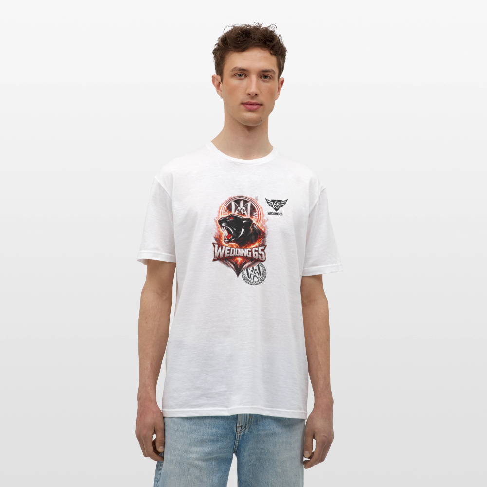 Fire Panther Wedding 65 Männer T-Shirt - Weiß