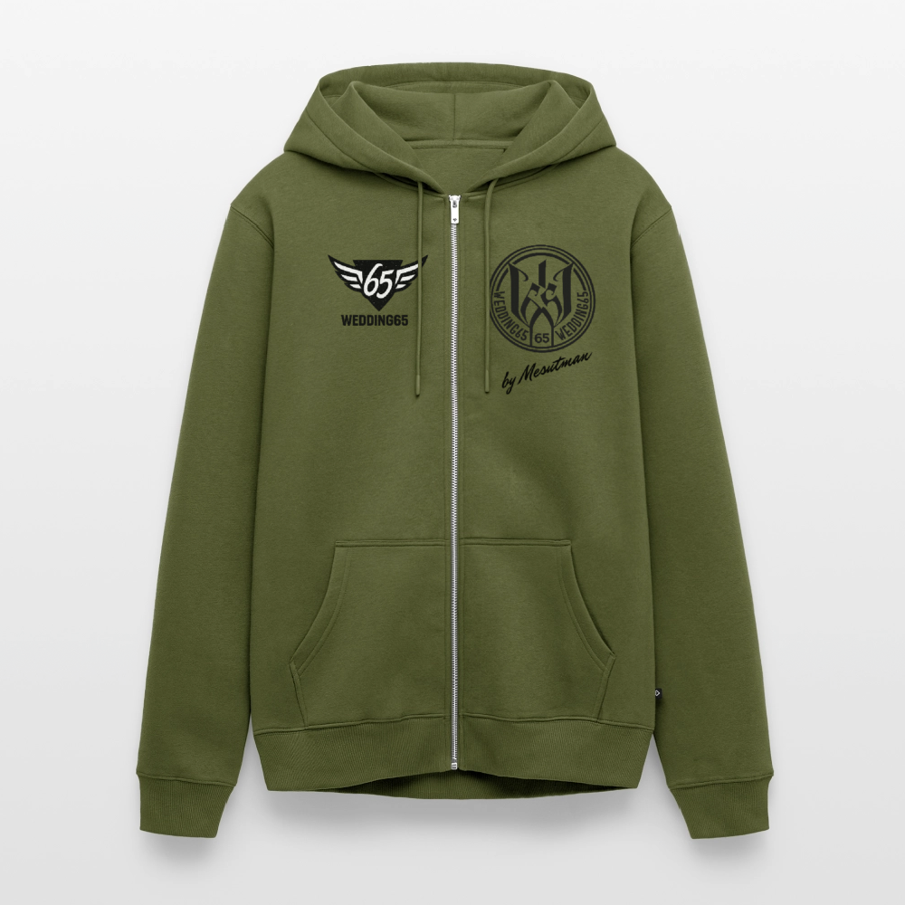 Cla$$ic Wedding 65 Berlin Männer Premium Kapuzenjacke - Khaki