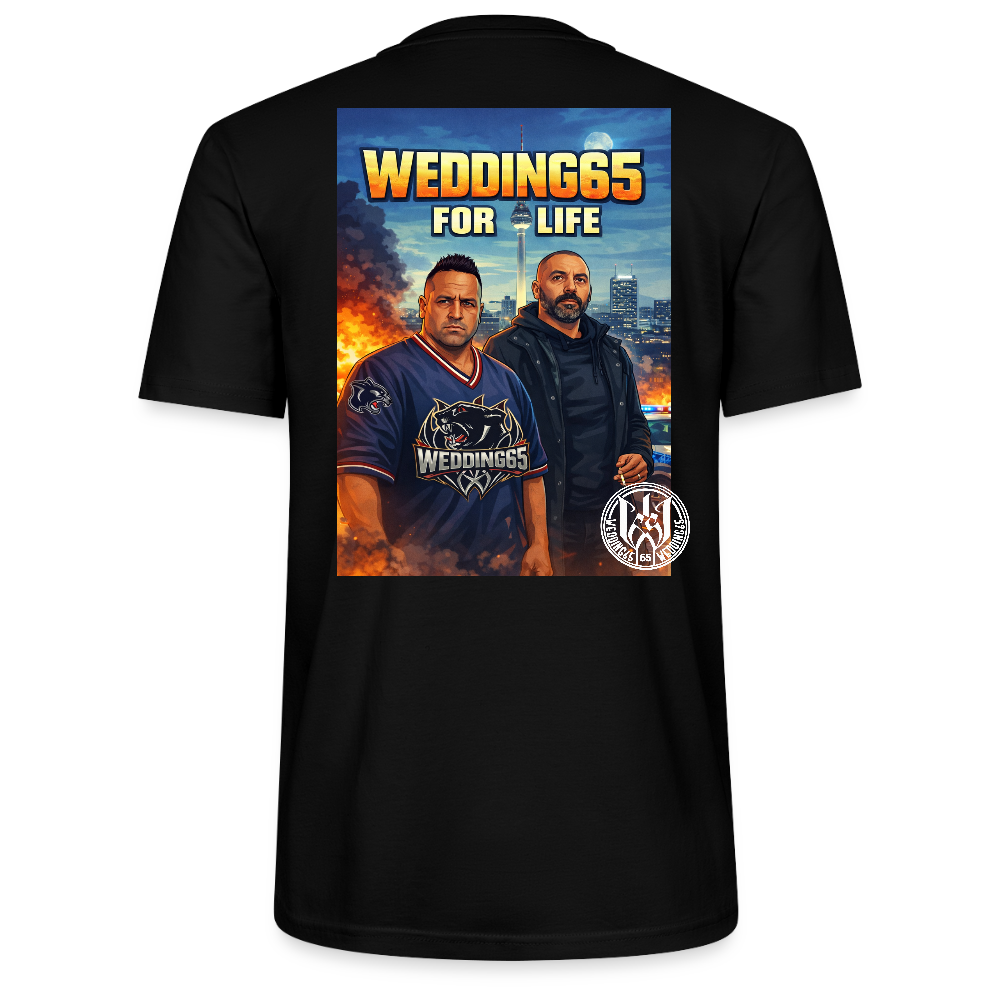Tag Team WEDDING65 Unisex T-Shirt CRAFTER - Schwarz