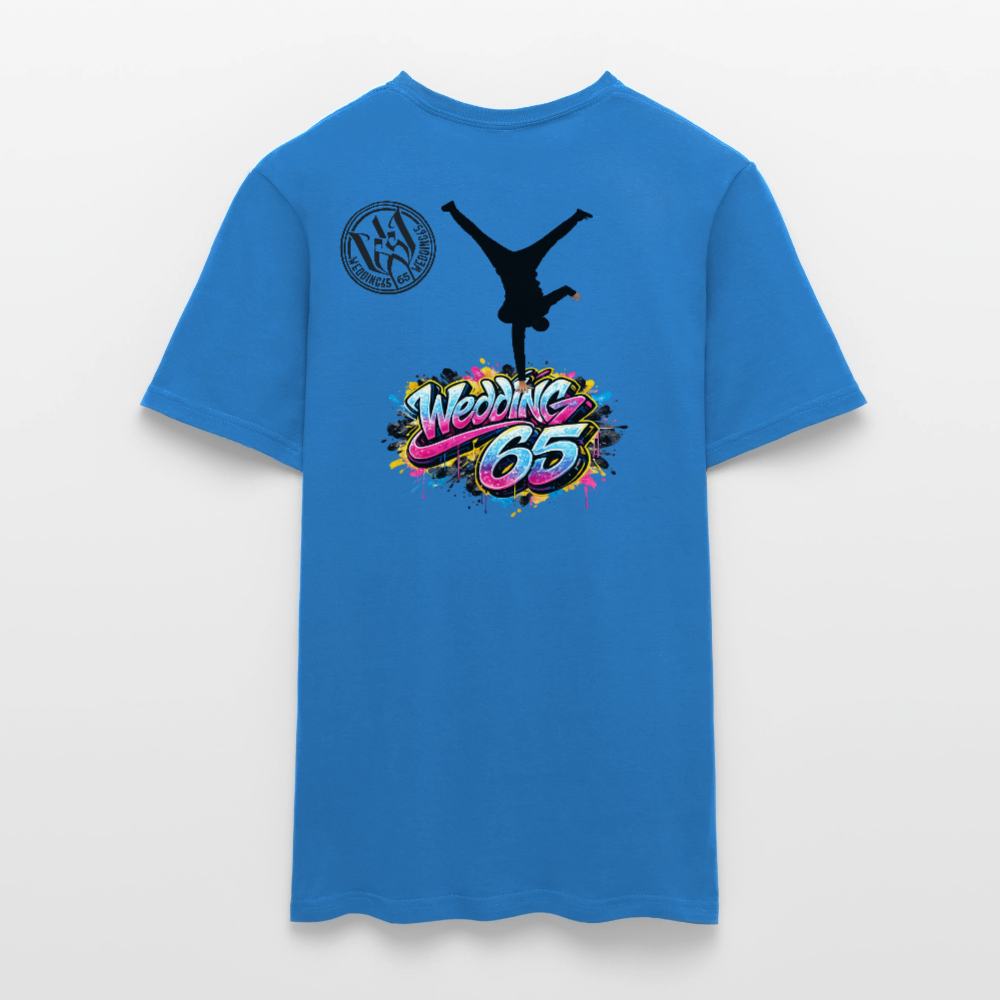 Männer Neon Wedding 65 T-Shirt - Royalblau