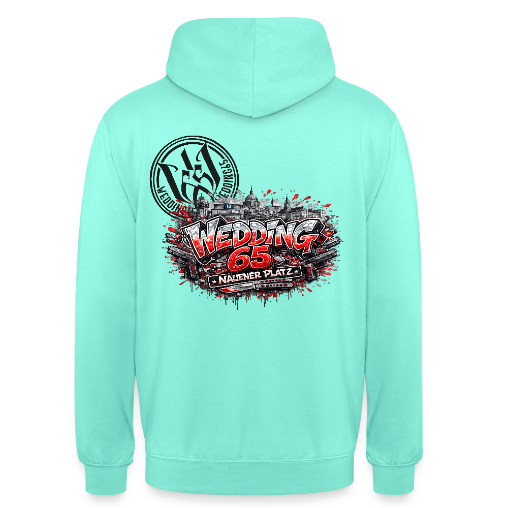 Berlin Wedding 65 Nauener Platz Unisex Hoodie - Mint
