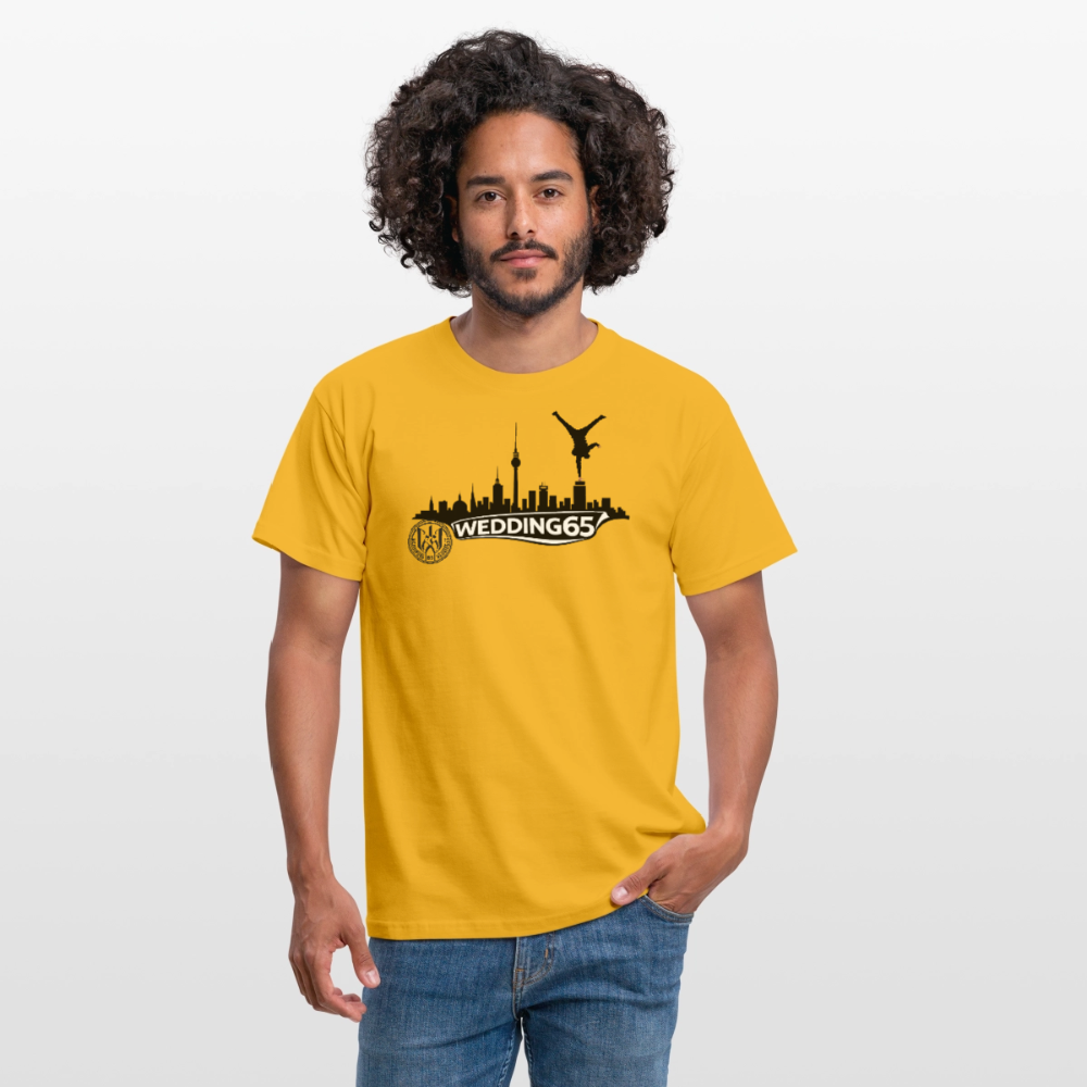 Mesutman Wedding Skyline 65 Männer T-Shirt - Gelb