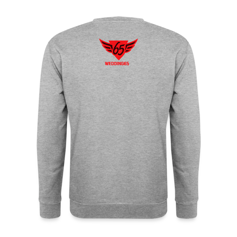 Wedding 65 Classic Berlin Unisex Pullover - Weißgrau meliert