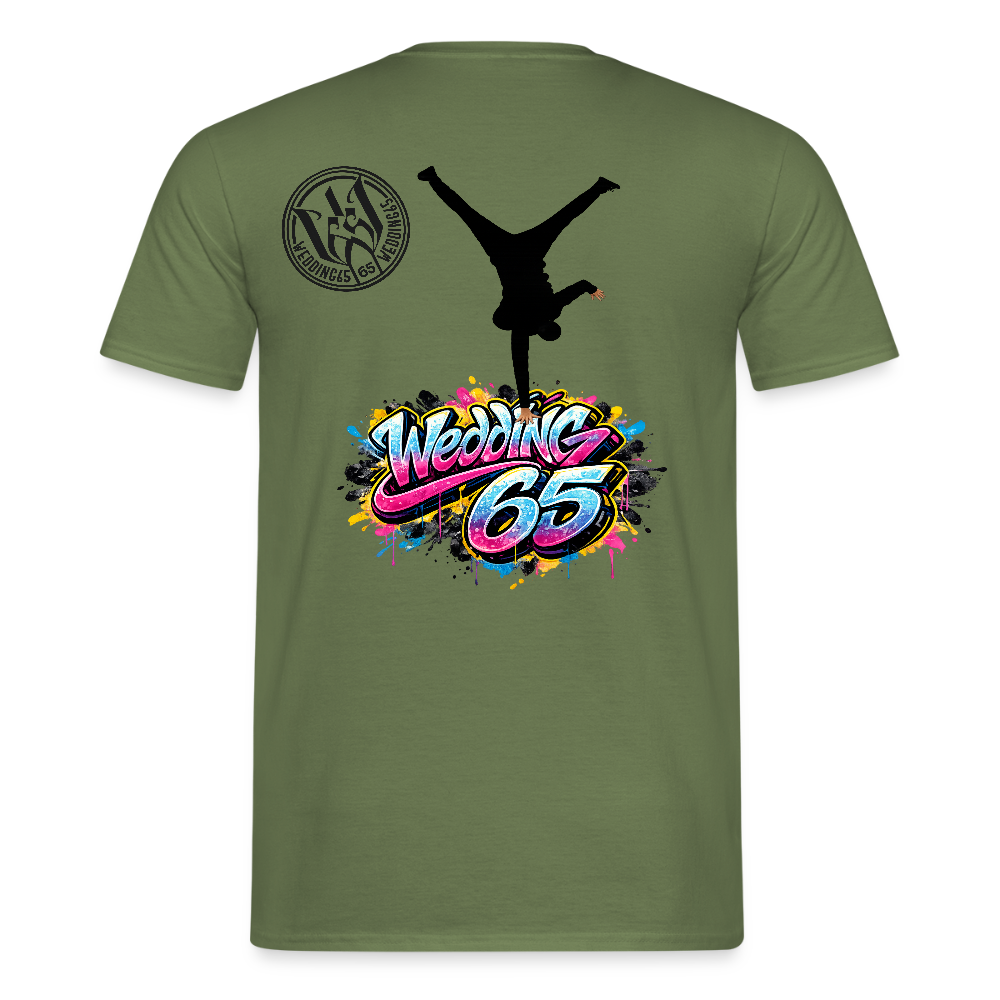 Männer Neon Wedding 65 T-Shirt - Militärgrün