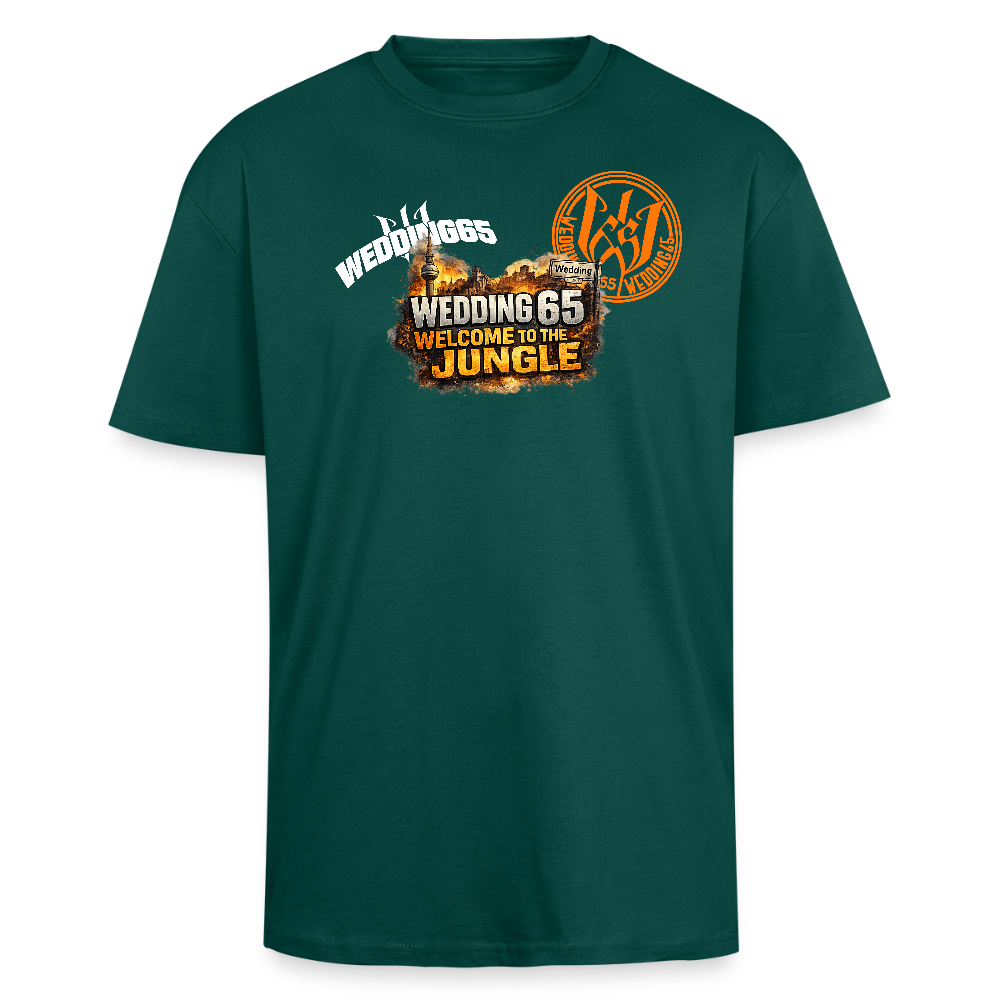Jungle Wedding65 Heavy Oversize T-Shirt - hunter Green
