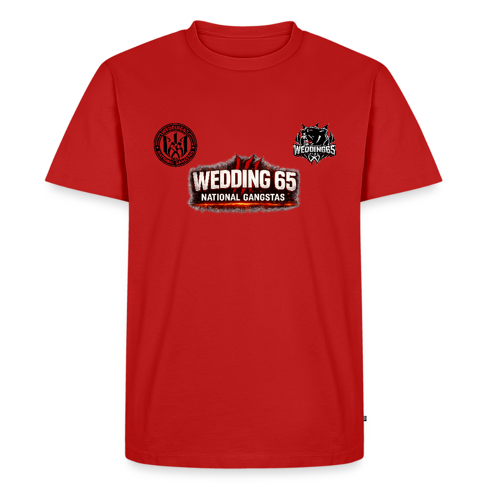 Fire NG Wedding65 Männer Premium T-Shirt - Rot