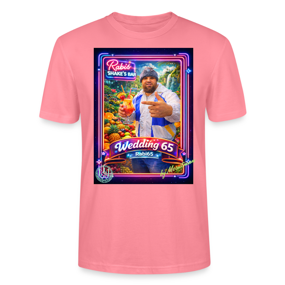 Wedding65 Rabis Shake's Bar Unisex T-Shirt - Pink 