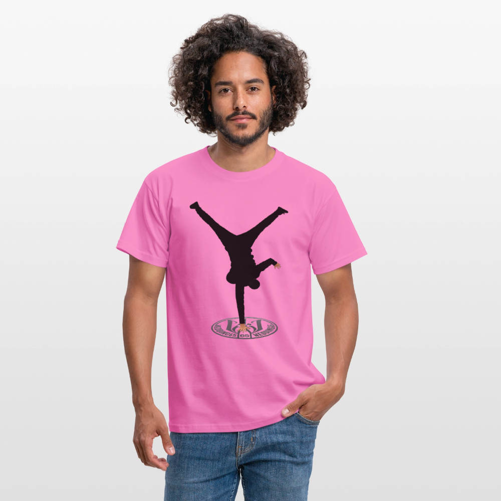 White Logo Breakdancer Mesutman Wedding65 Männer T-Shirt - Pink