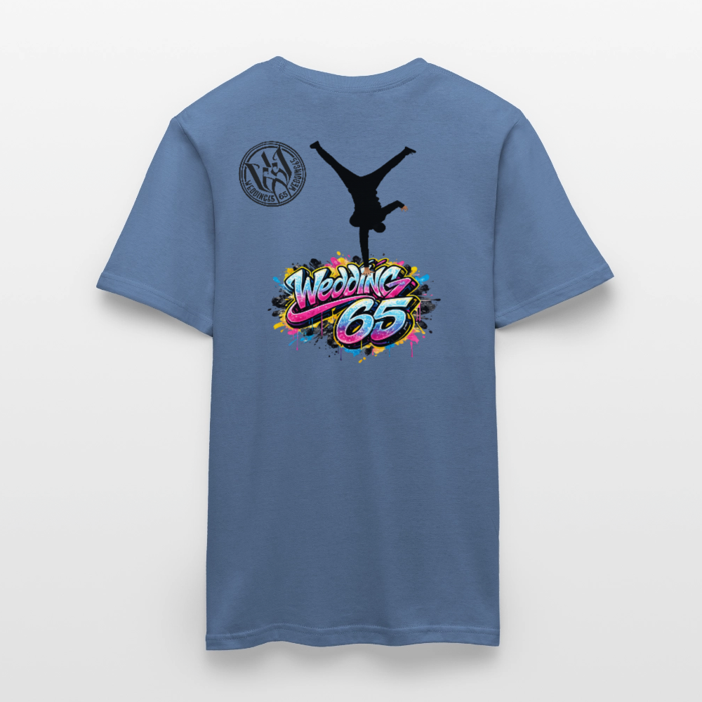 Männer Neon Wedding 65 T-Shirt - Taubenblau 