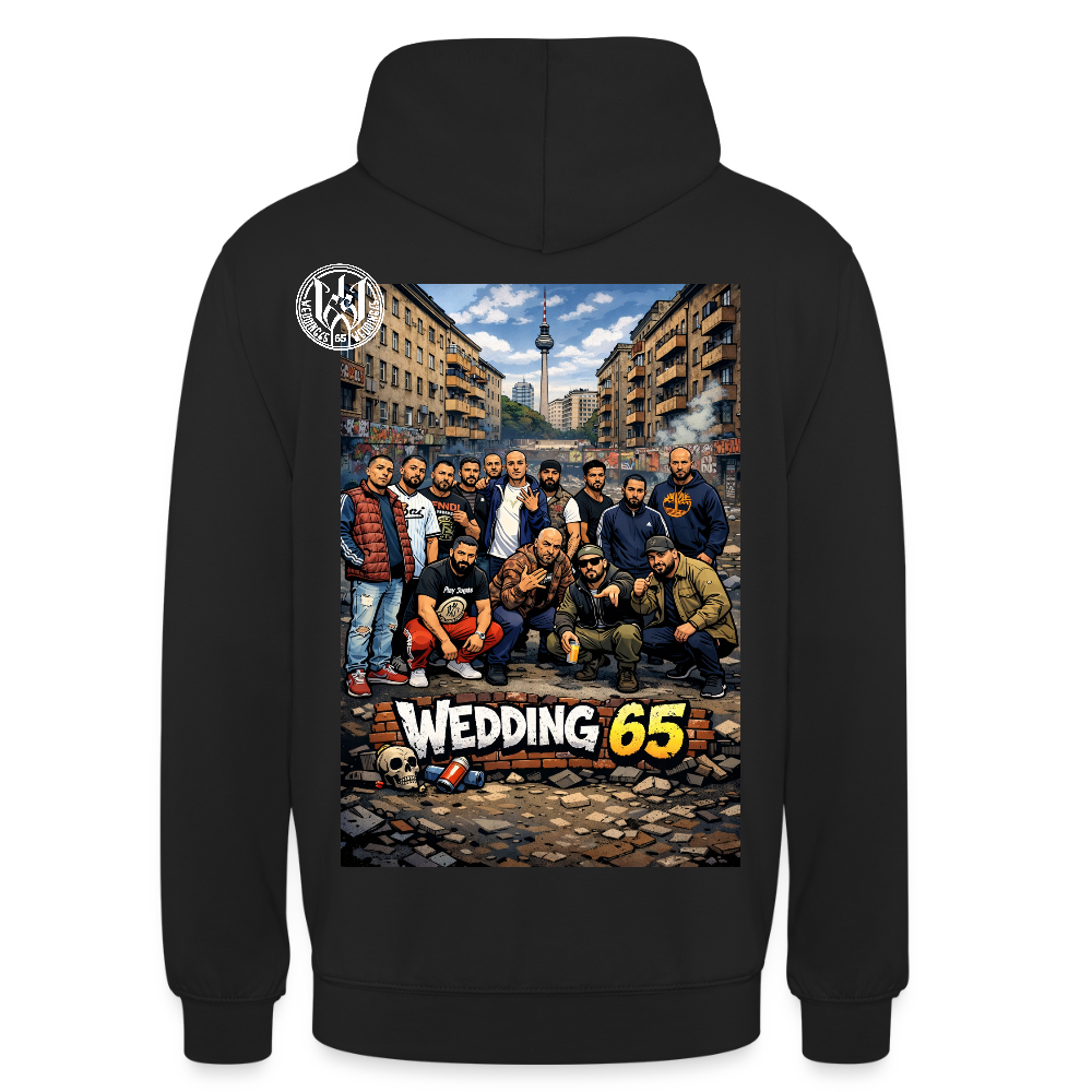 Group Wedding65 Ghetto Unisex Hoodie - Schwarz