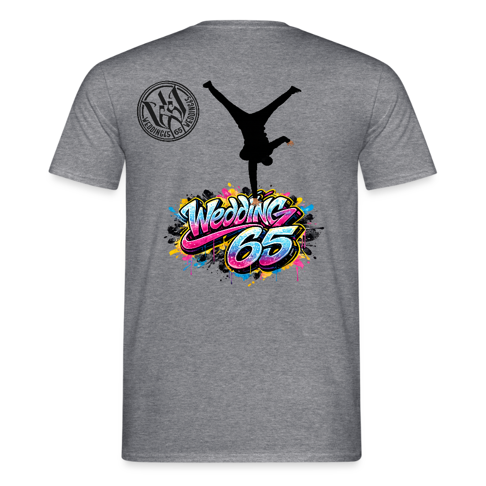 Männer Neon Wedding 65 T-Shirt - Graphit meliert