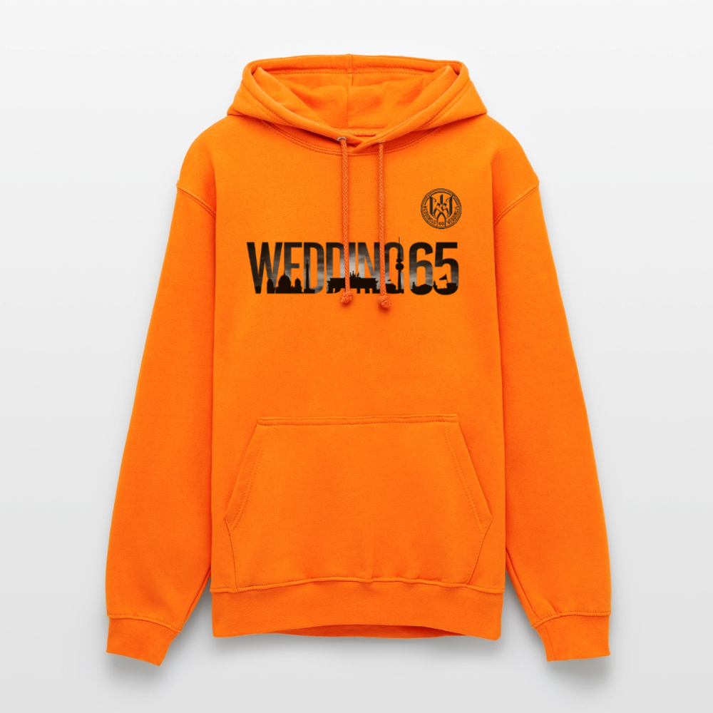 Wedding 65 Basic white Unisex Hoodie - Orange
