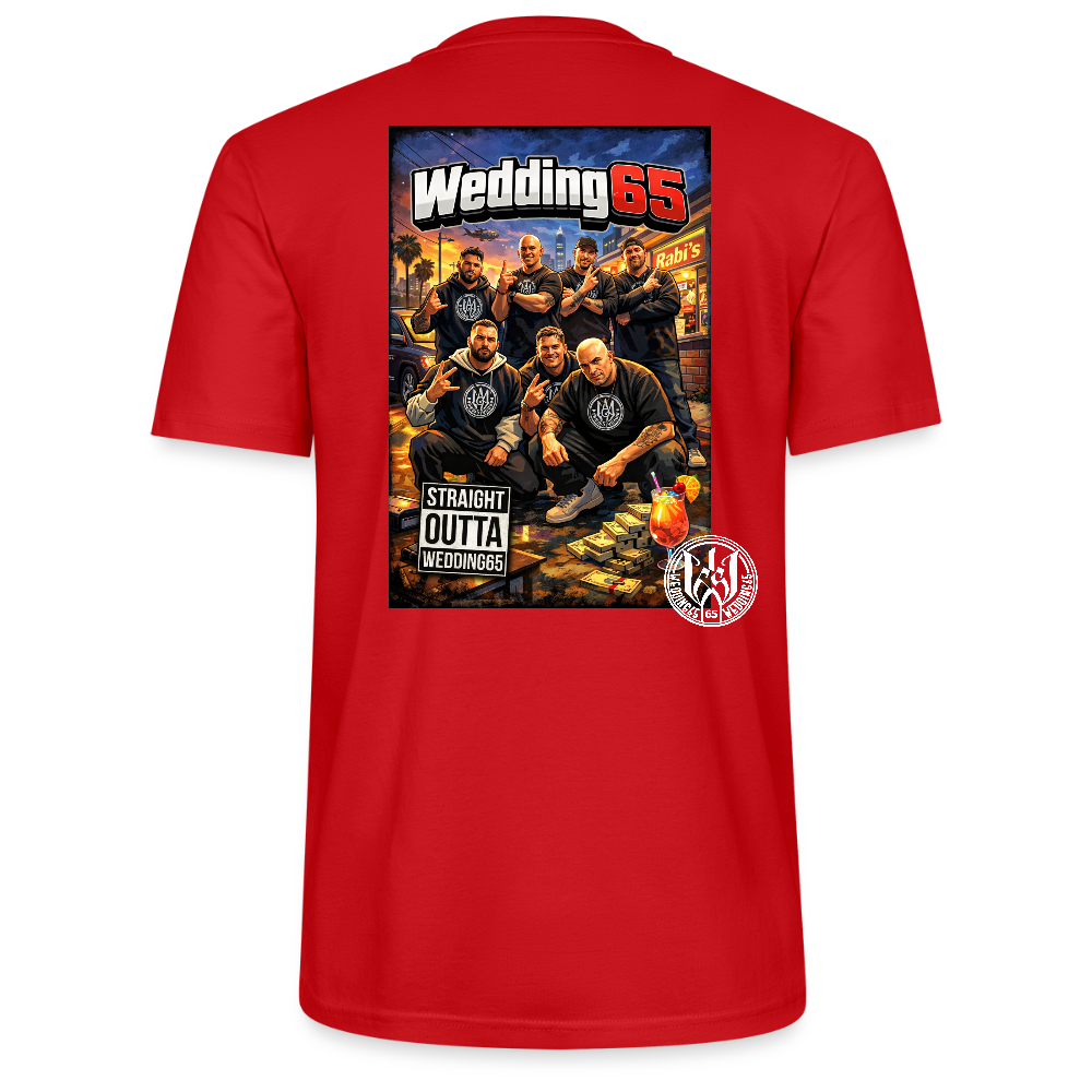 Outta Gang Wedding65  Unisex T-Shirt CRAFTER - Rot