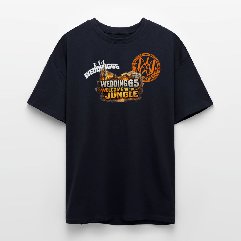 Jungle Wedding65 Heavy Oversize T-Shirt - French Navy