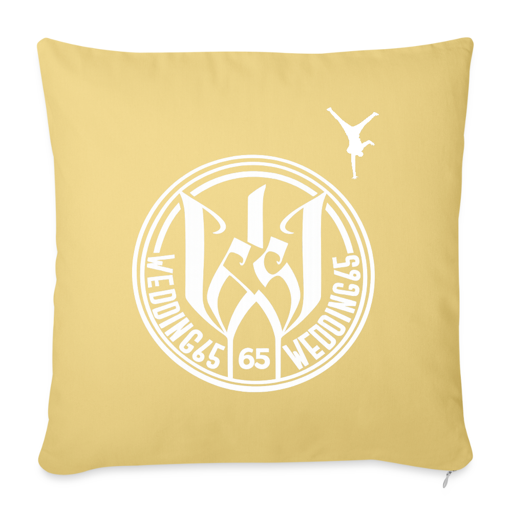 Original Wedding65 Sofakissenbezug 44 x 44 cm - Hellgelb