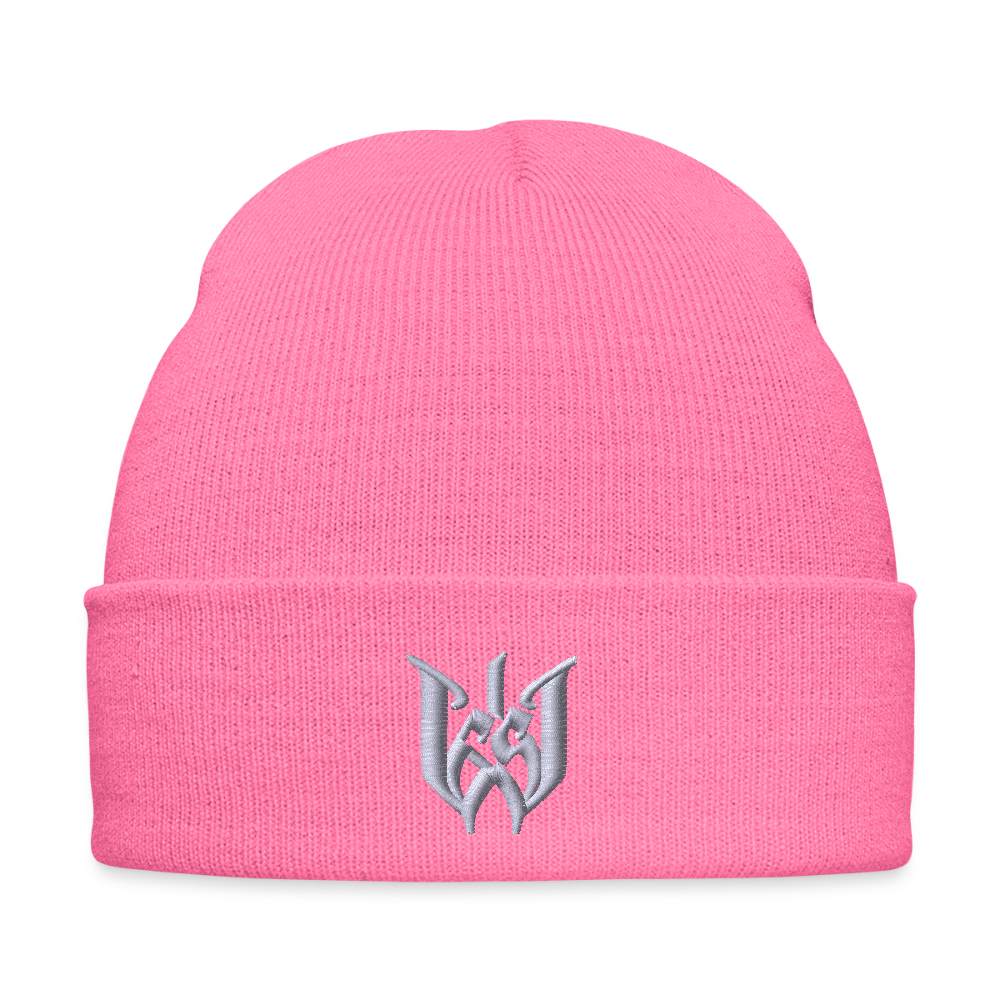 Wedding65 Bestickte Wintermütze - Pink