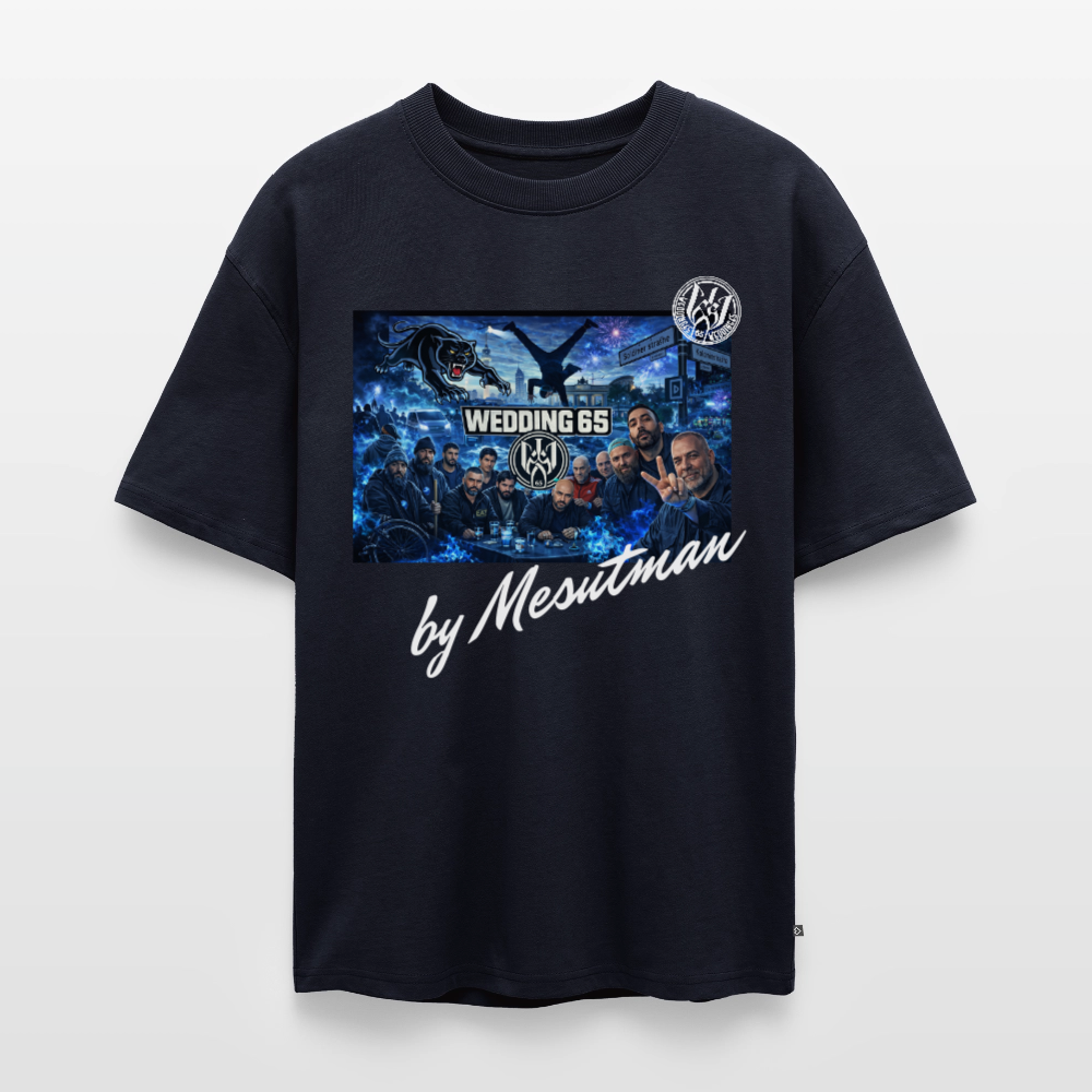 Unisex Soldiner Wedding65 Premium Oversized Bio T-Shirt - Navy