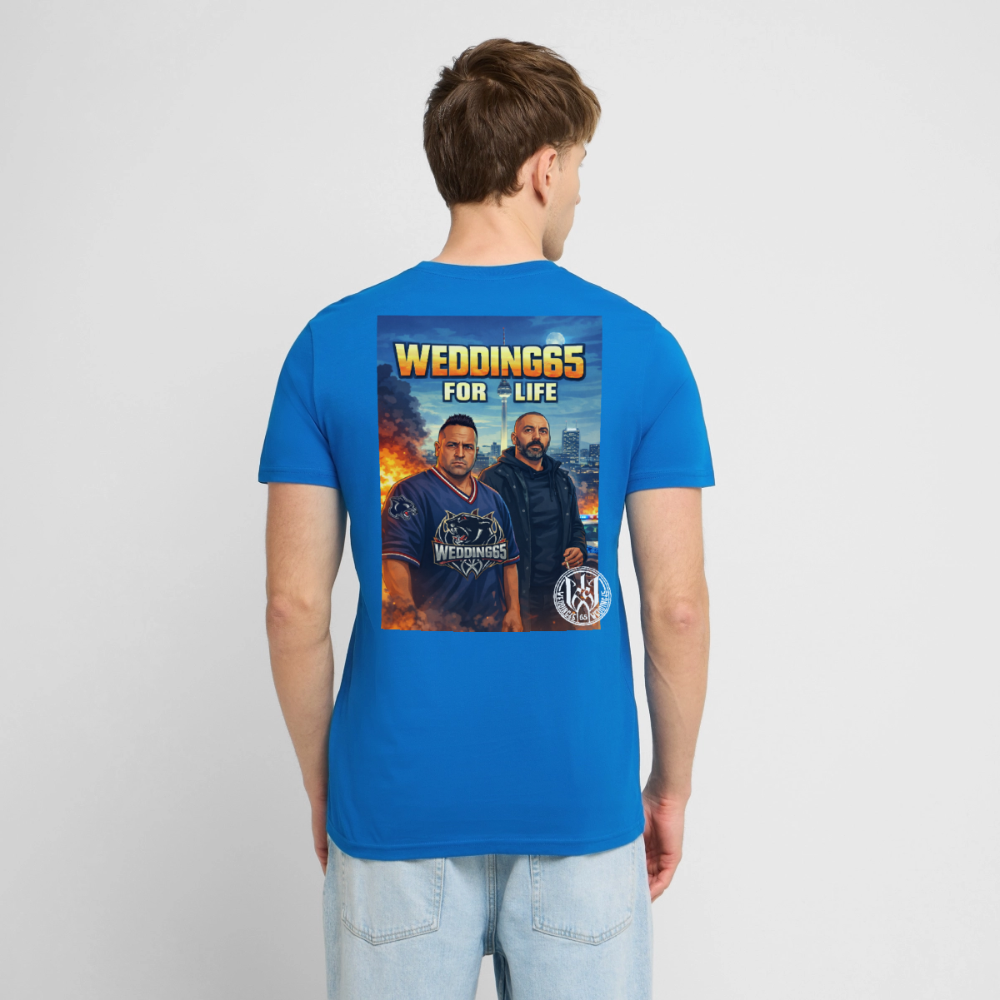 Tag Team WEDDING65 Unisex T-Shirt CRAFTER - Pfauenblau