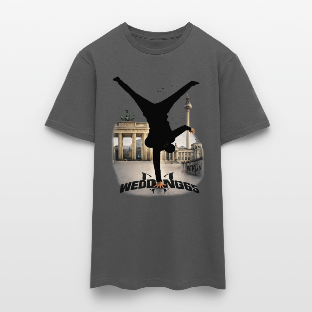 Berlin Sight Skyline Wedding 65 Männer T-Shirt - Anthrazit