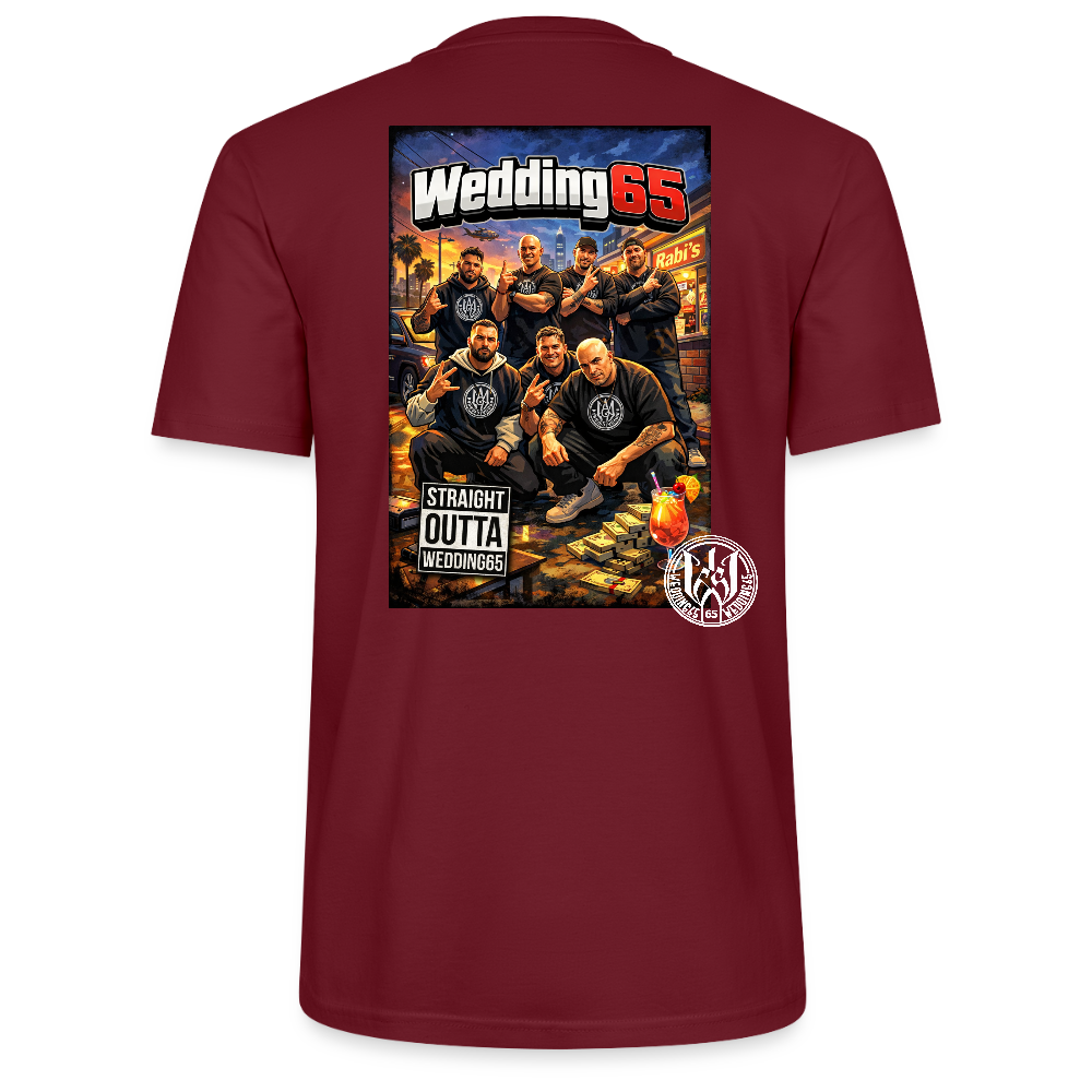 Outta Gang Wedding65  Unisex T-Shirt CRAFTER - Burgunderrot