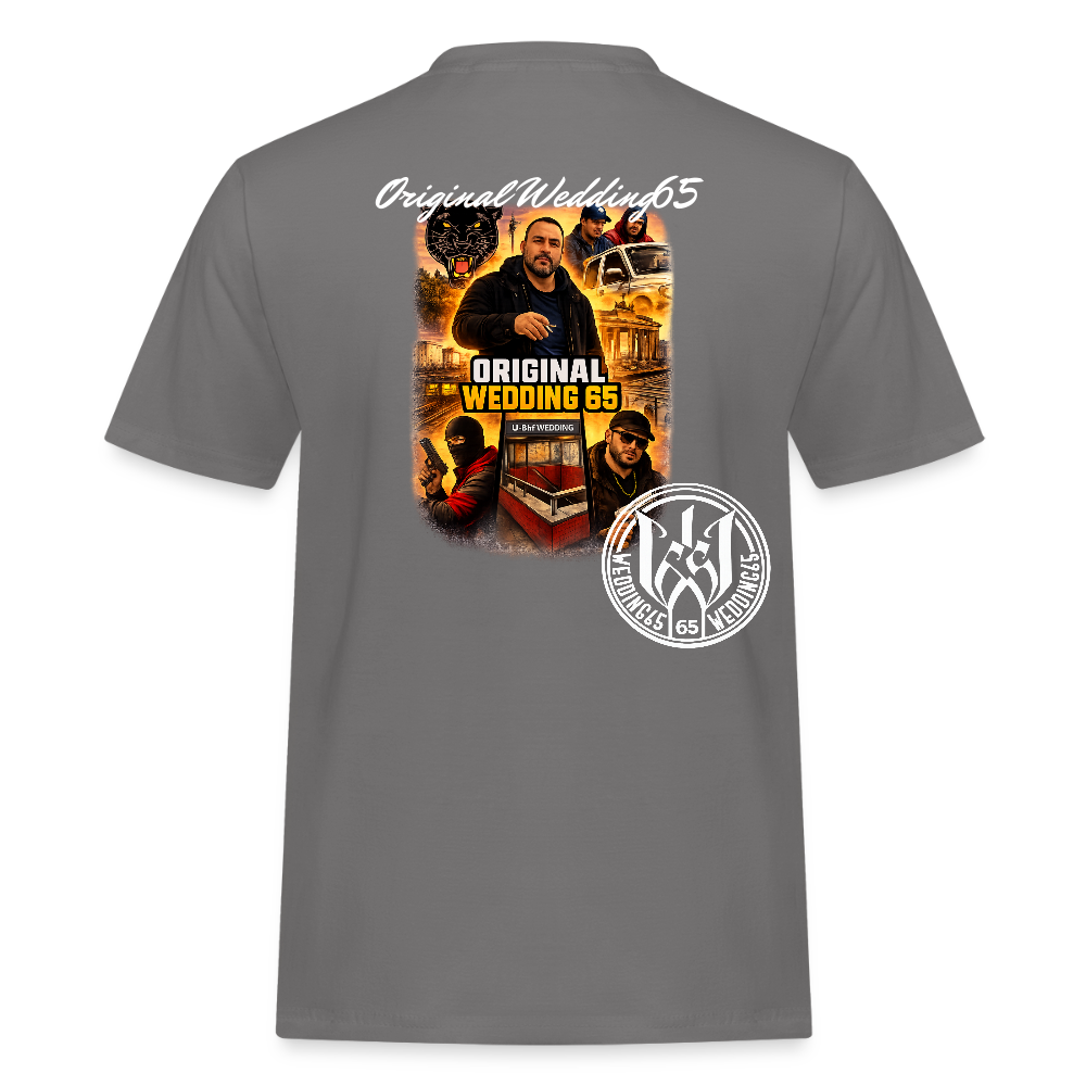 GTA Wedding65 Männer Streetwear T-Shirt - Grau