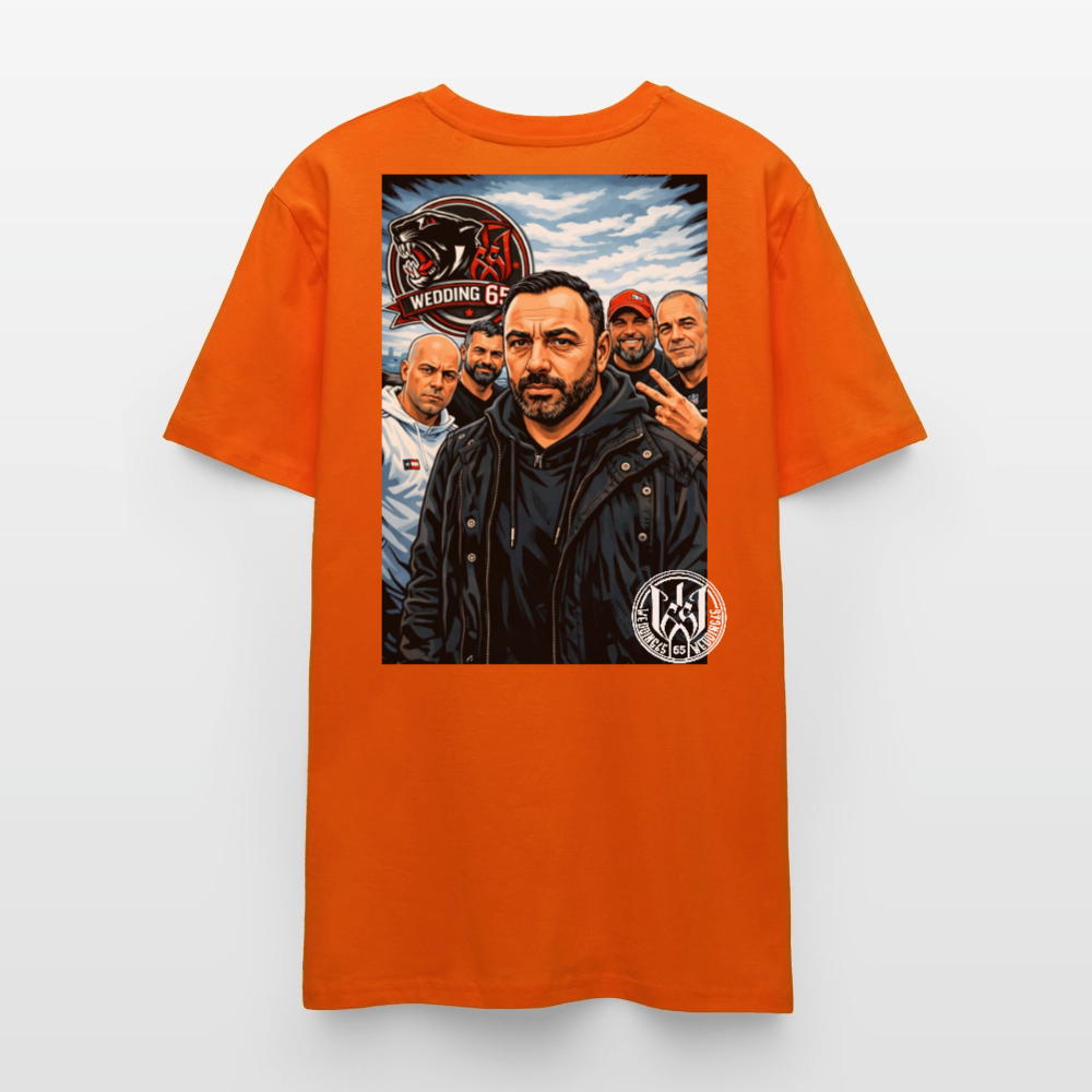 Red Panther Wedding65 Unisex T-Shirt CRAFTER - Tieforange