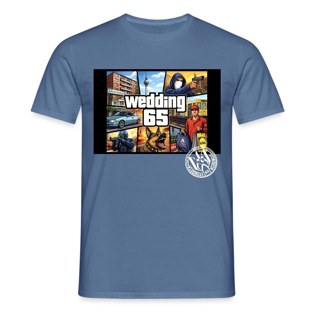 Männer Wedding 65 GTA T-Shirt - Taubenblau 