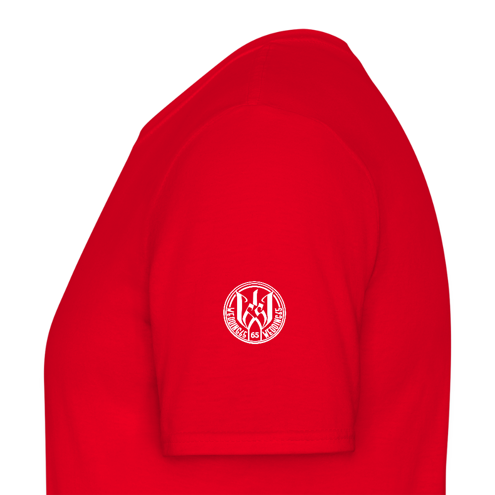 Black logo Shirt Wedding65 Männer T-Shirt - Rot