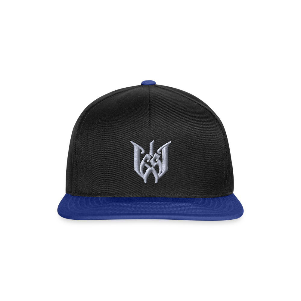 Wedding65 Strick Snapback Cap - Schwarz/Königsblau