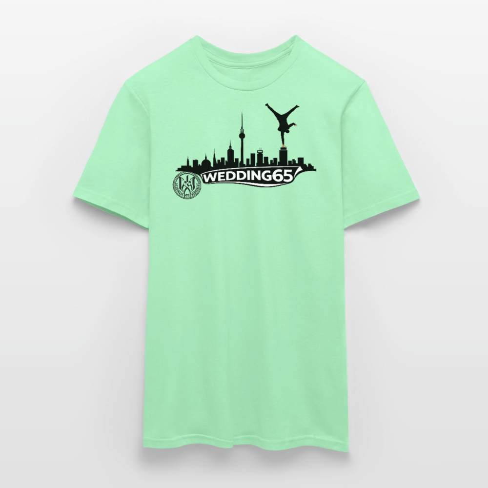 Mesutman Wedding Skyline 65 Männer T-Shirt - Mintgrün