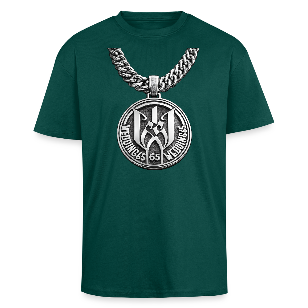 Wedding65 Kette Heavy Oversize T-Shirt - hunter Green