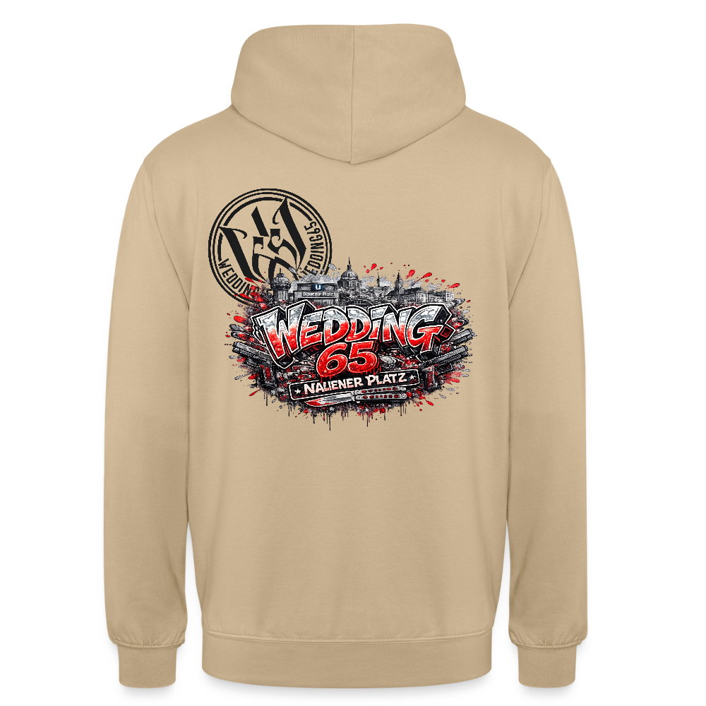 Berlin Wedding 65 Nauener Platz Unisex Hoodie - Beige