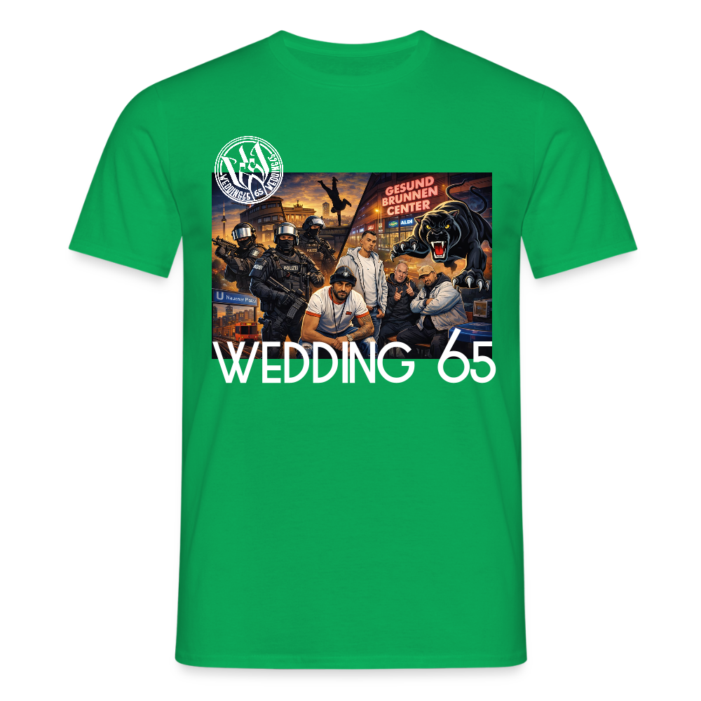 Gang Shirt Gesundbrunnen Wedding 65 Männer T-Shirt - Kelly Green