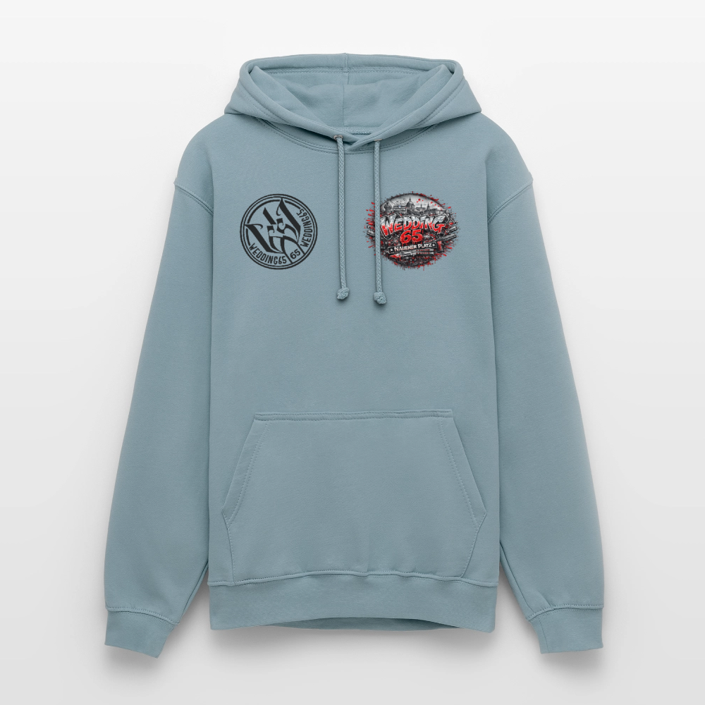Berlin Wedding 65 Nauener Platz Unisex Hoodie - Nebelblau
