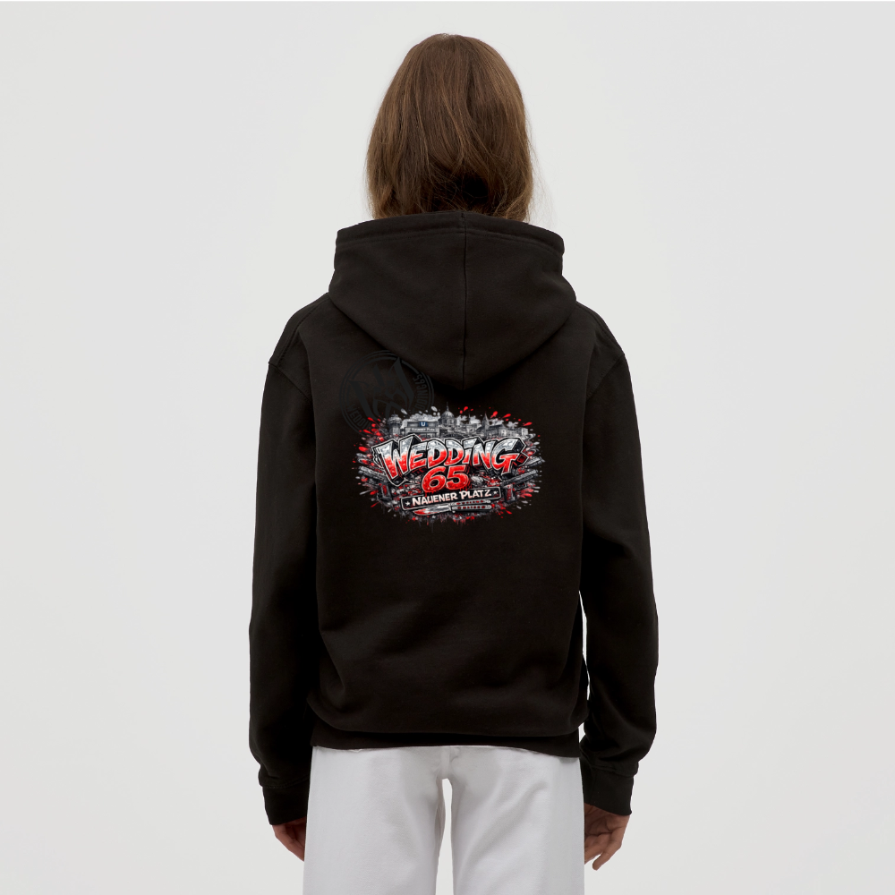 Berlin Wedding 65 Nauener Platz Unisex Hoodie - Schwarz