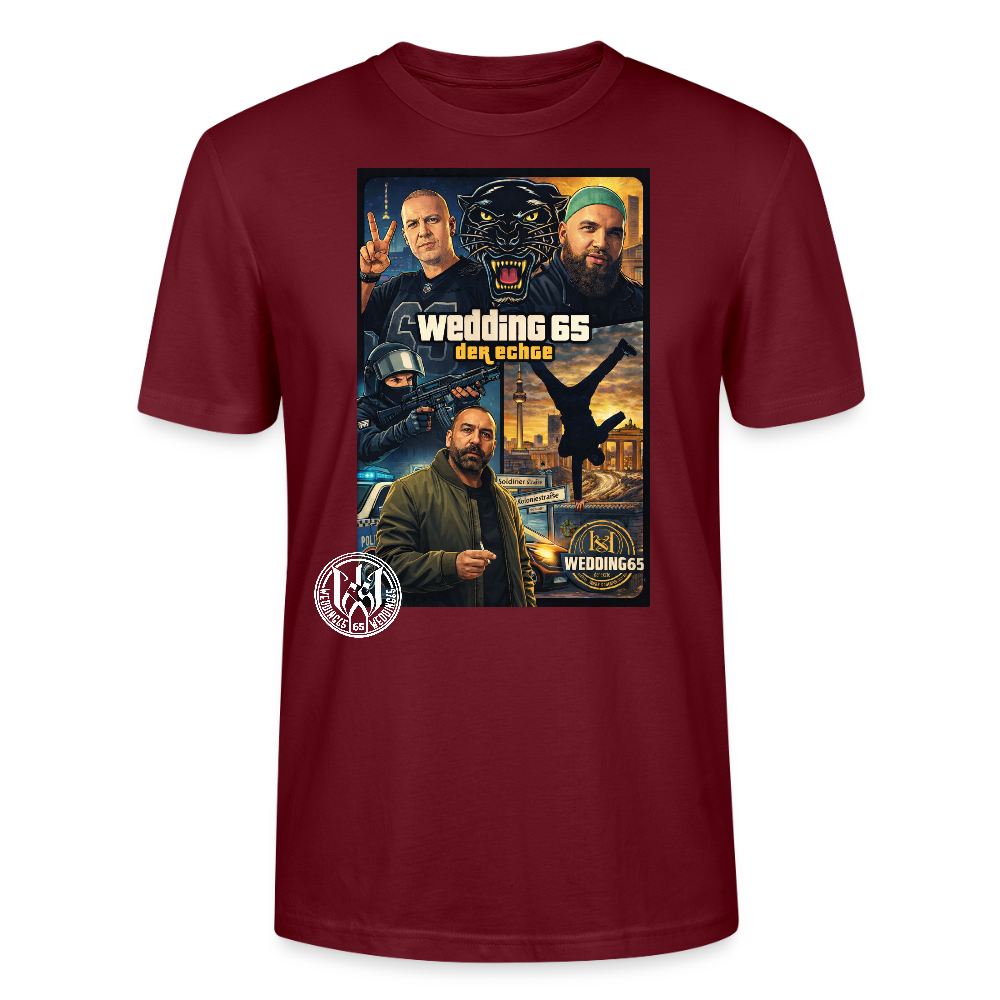 Der Echte Wedding 65 Unisex T-Shirt - Burgunderrot